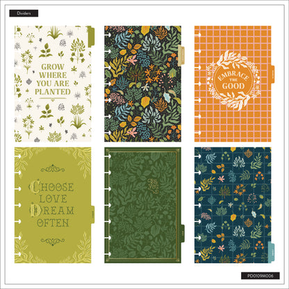 Herbarium Happy Planner Mini 12 Meses Fechado 2026 – Horizontal