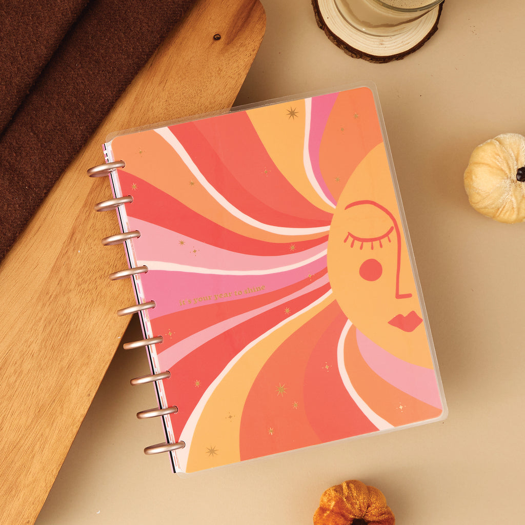 Happy Planner Retro Sunset Classic Planner 12 Meses sin fecha