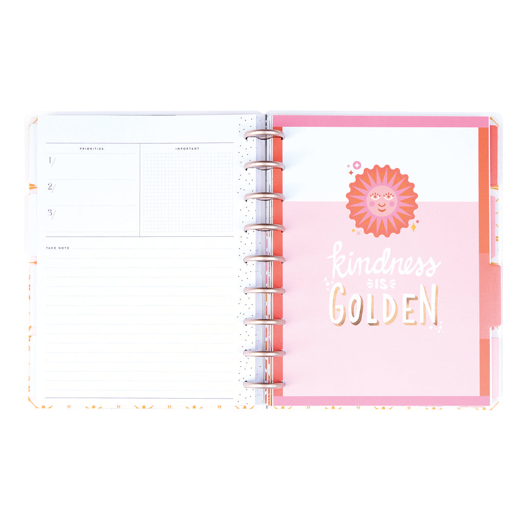 Happy Planner Retro Sunset Classic Planner 12 Meses sin fecha