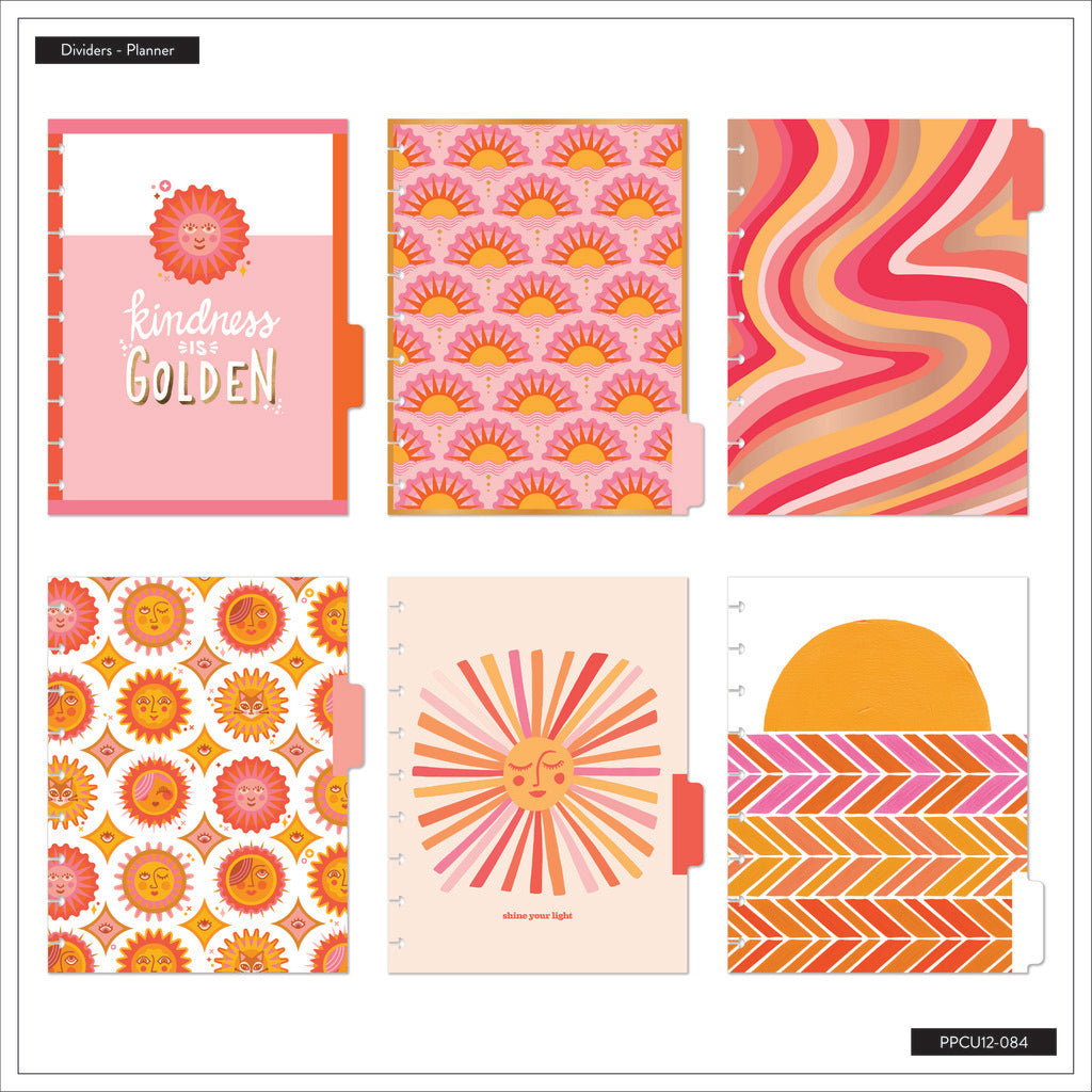 Happy Planner Retro Sunset Classic Planner 12 Meses sin fecha