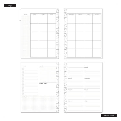 Happy Planner Retro Sunset Classic Planner 12 Meses sin fecha