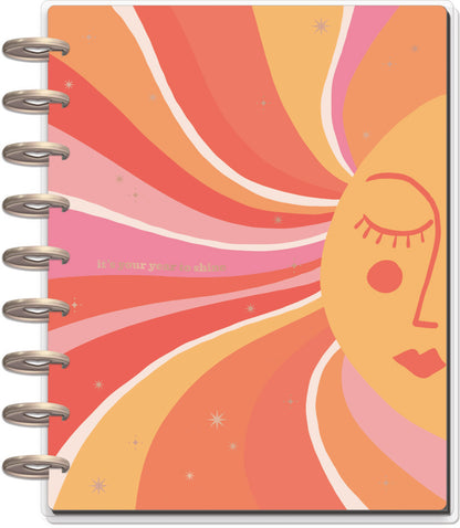 Happy Planner Retro Sunset Classic Planner 12 Meses sin fecha