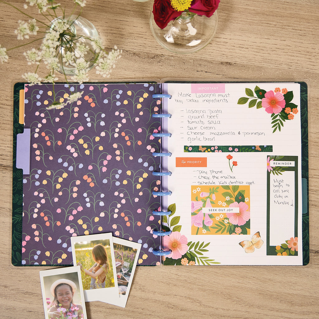 Midnight Meadow Classic Disc Bound Notebook