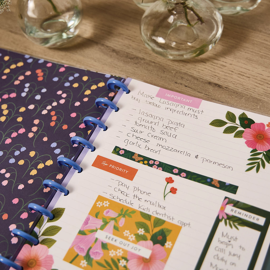 Midnight Meadow Classic Disc Bound Notebook