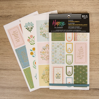 Cottage Charm Classic 30 Sheet Sticker Value Pack