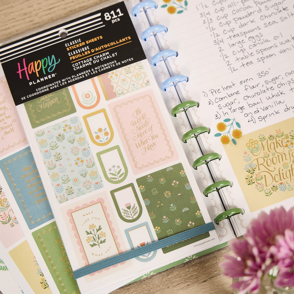 Cottage Charm Classic 30 Sheet Sticker Value Pack
