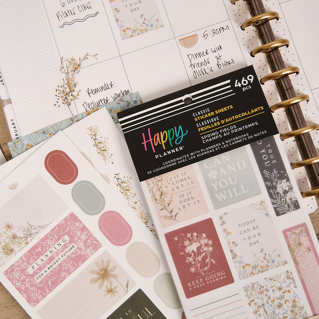 Spring Fields Classic 30 Sheet Sticker Value Pack