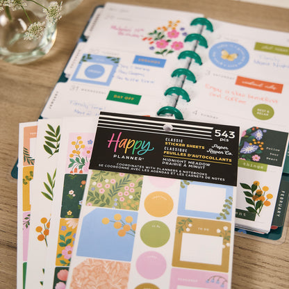 Midnight Meadow Classic 30 Sheet Sticker Value Pack