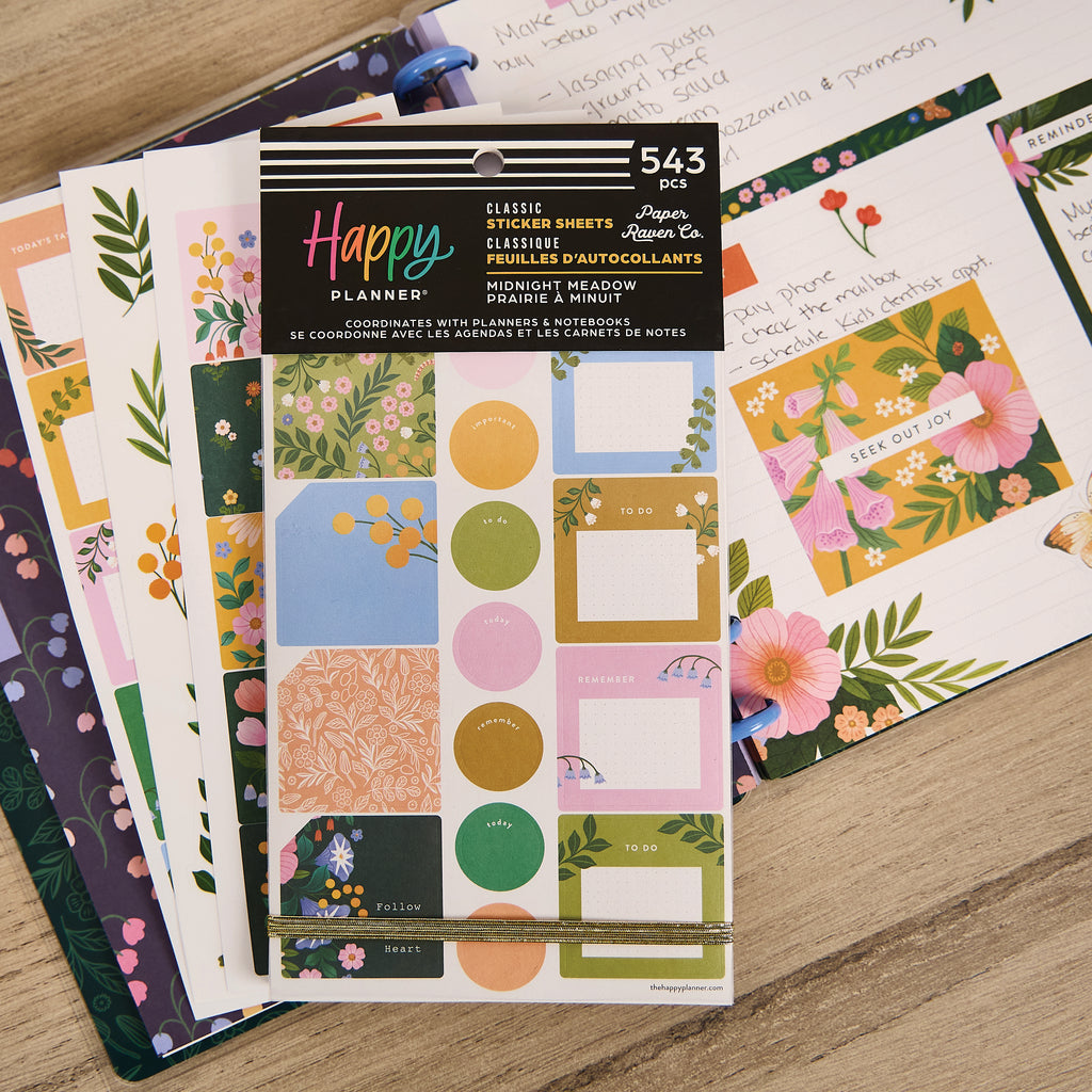 Midnight Meadow Classic 30 Sheet Sticker Value Pack