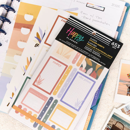 Serene Shapes Classic 30 Sheet Sticker Value Pack