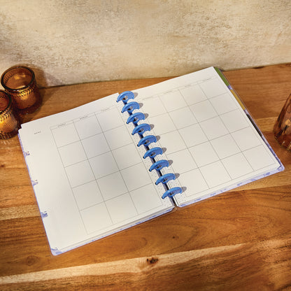 Mystic Blooms Classic Planner Horizontal 12 Meses sin Fecha