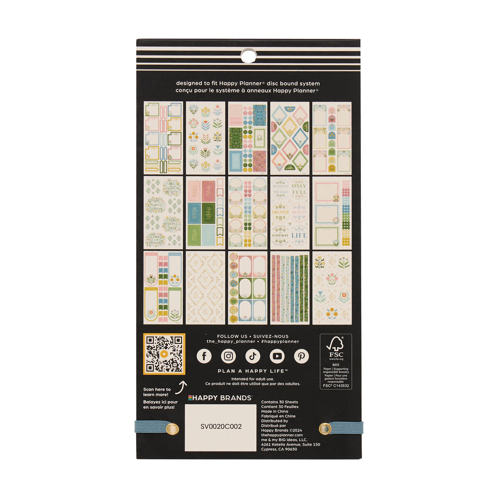 Cottage Charm Classic 30 Sheet Sticker Value Pack