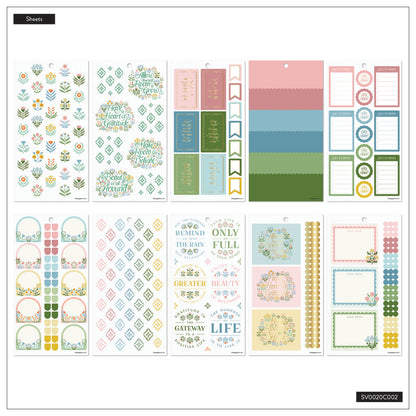 Cottage Charm Classic 30 Sheet Sticker Value Pack