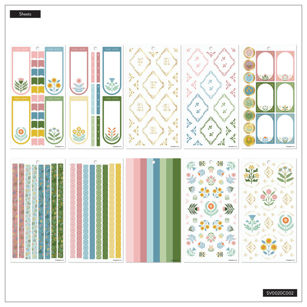 Cottage Charm Classic 30 Sheet Sticker Value Pack