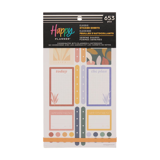 Serene Shapes Classic 30 Sheet Sticker Value Pack