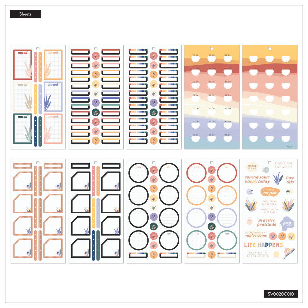 Serene Shapes Classic 30 Sheet Sticker Value Pack