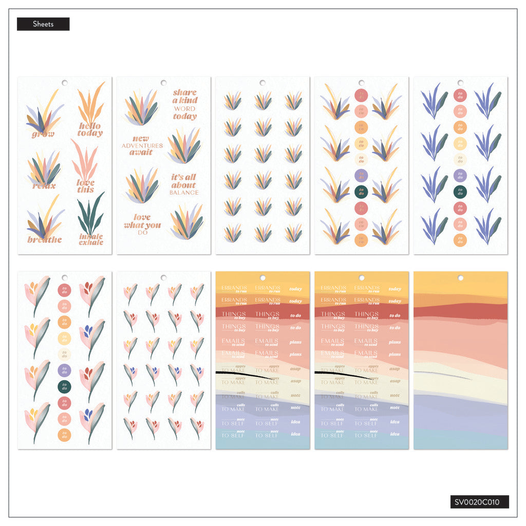 Serene Shapes Classic 30 Sheet Sticker Value Pack
