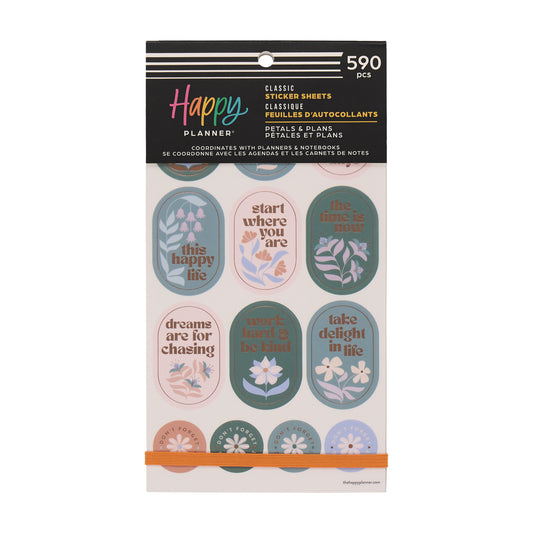 Petals & Plans Classic 30 Sheet Sticker Value Pack