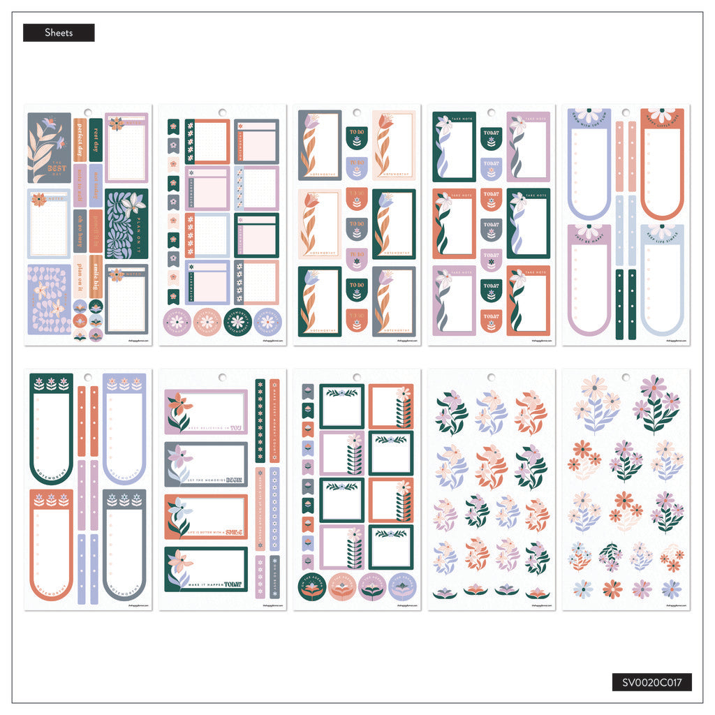 Petals & Plans Classic 30 Sheet Sticker Value Pack