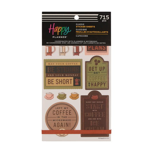 Cafecore Classic 30 Sheet Sticker Value Pack