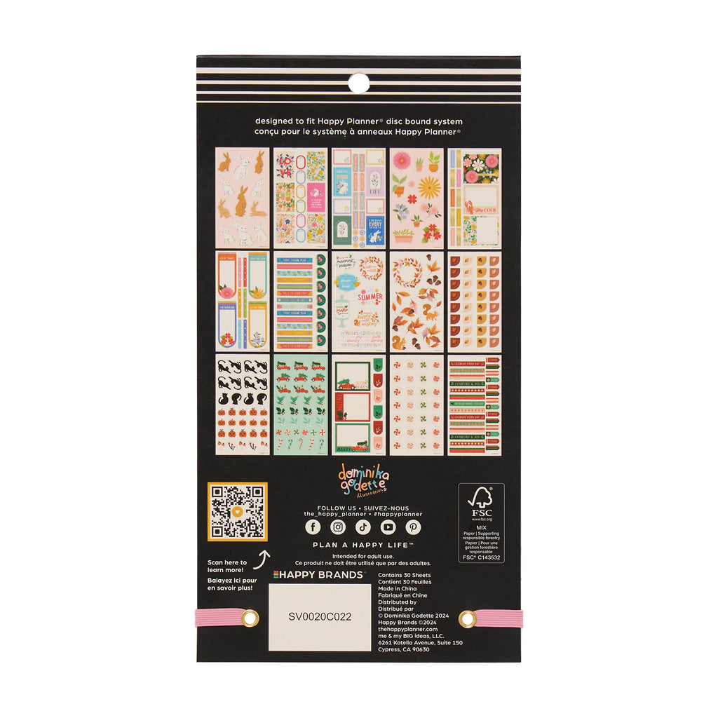 Whimsical Seasons Classic 30 Sheet Sticker Value Pack