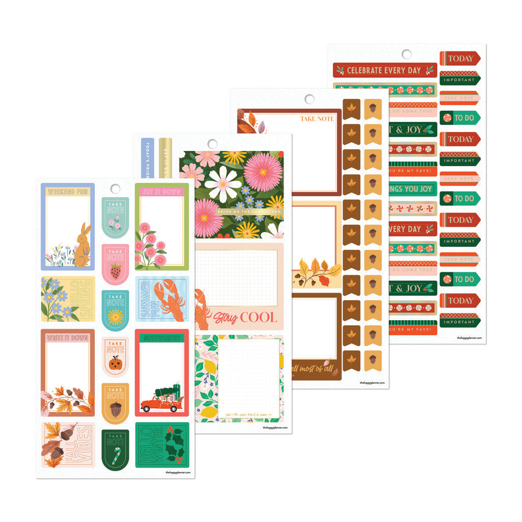 Whimsical Seasons Classic 30 Sheet Sticker Value Pack