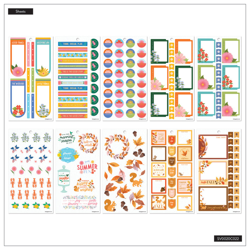 Whimsical Seasons Classic 30 Sheet Sticker Value Pack
