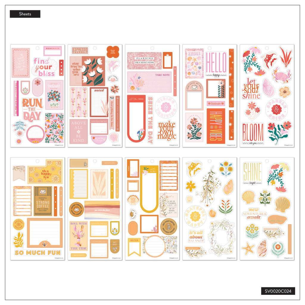 Color Coordinate Classic 30 Sheet Sticker Value Pack