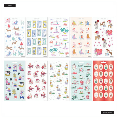 Paws-itive Year 10 Sheet Sticker Value Pack