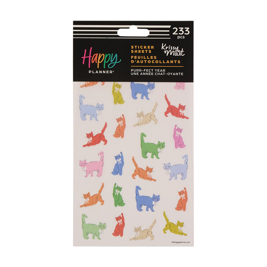 Purr-fect Year 10 Sheet Sticker Value Pack