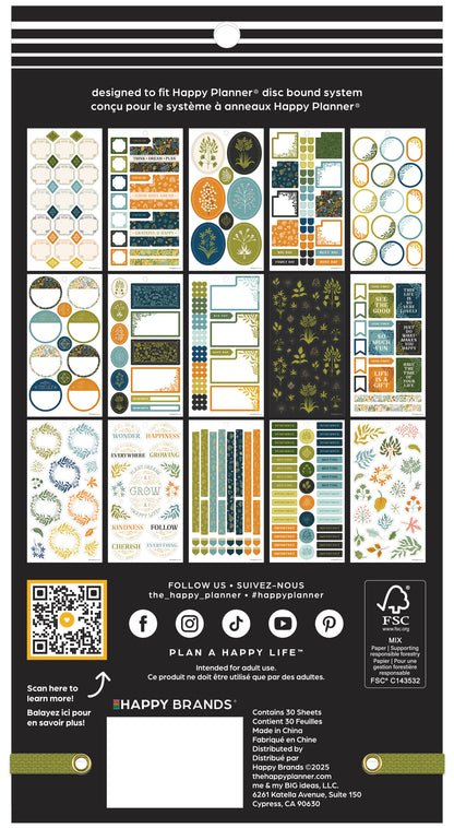 Herbarium Classic 30 Sheet  Sticker Value Pack - PREVENTA