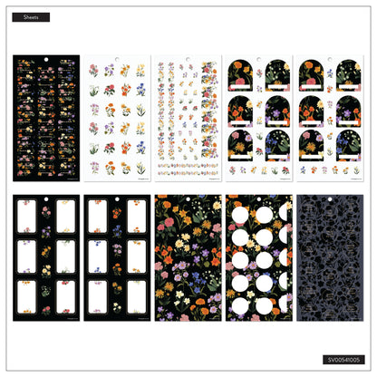 Dark Garden Classic 30 Sheet Sticker Value Pack - PREVENTA