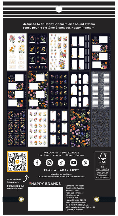 Dark Garden Classic 30 Sheet Sticker Value Pack - PREVENTA