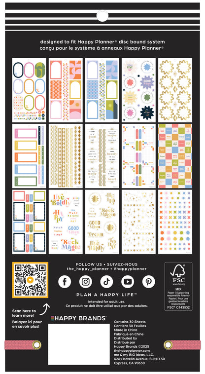 Pop Splash Classic 30 Sheet Sticker Value Pack - PREVENTA