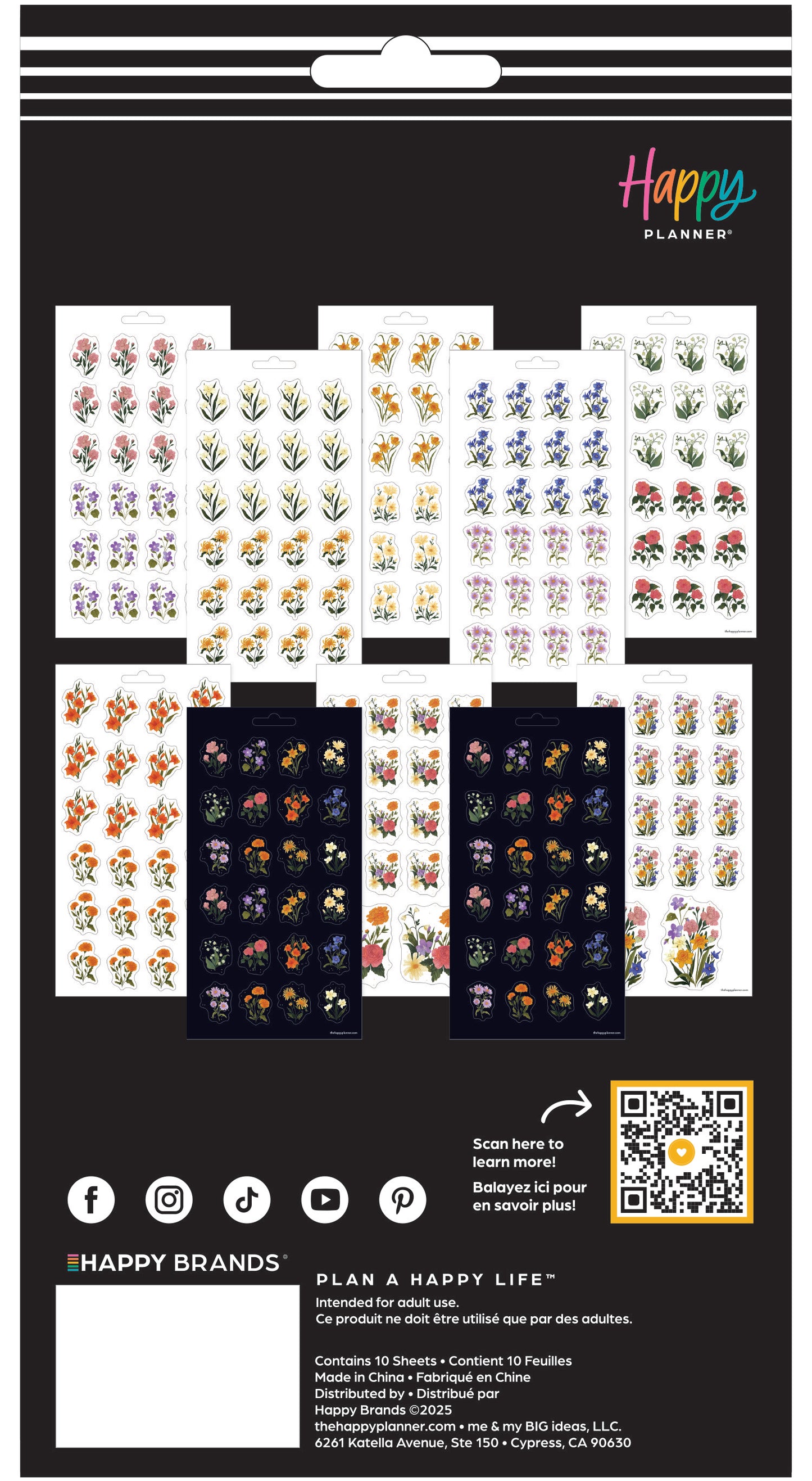 Dark Garden 10 Sheet Sticker Value Pack - PREVENTA