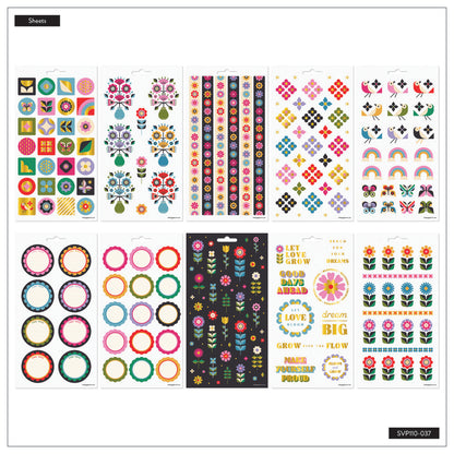 Happy Planner Mod Garden 10 Sheet Sticker Value Pack