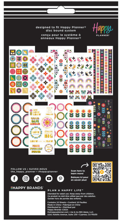 Happy Planner Mod Garden 10 Sheet Sticker Value Pack