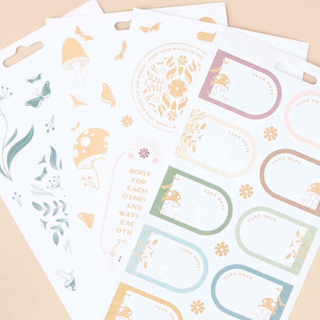 Happy Planner Woodland Whispers 10 Sheet Sticker Value Pack