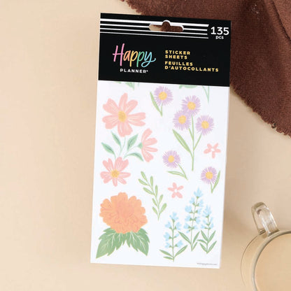 Happy Planner Blooming Bouquet 10 Sheet Sticker Value Pack