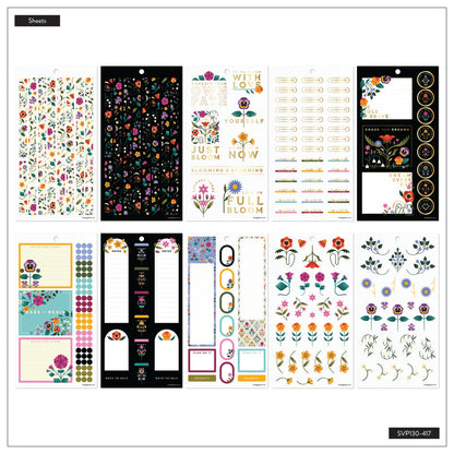 Happy Planner  Radiant Garden Classic 30 Sheet Sticker Value Pack