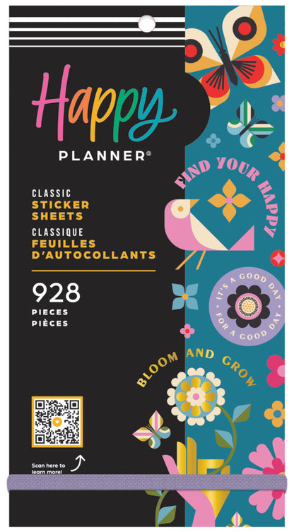 Happy Planner Mod Garden Classic 30 Sheet Sticker Value Pack