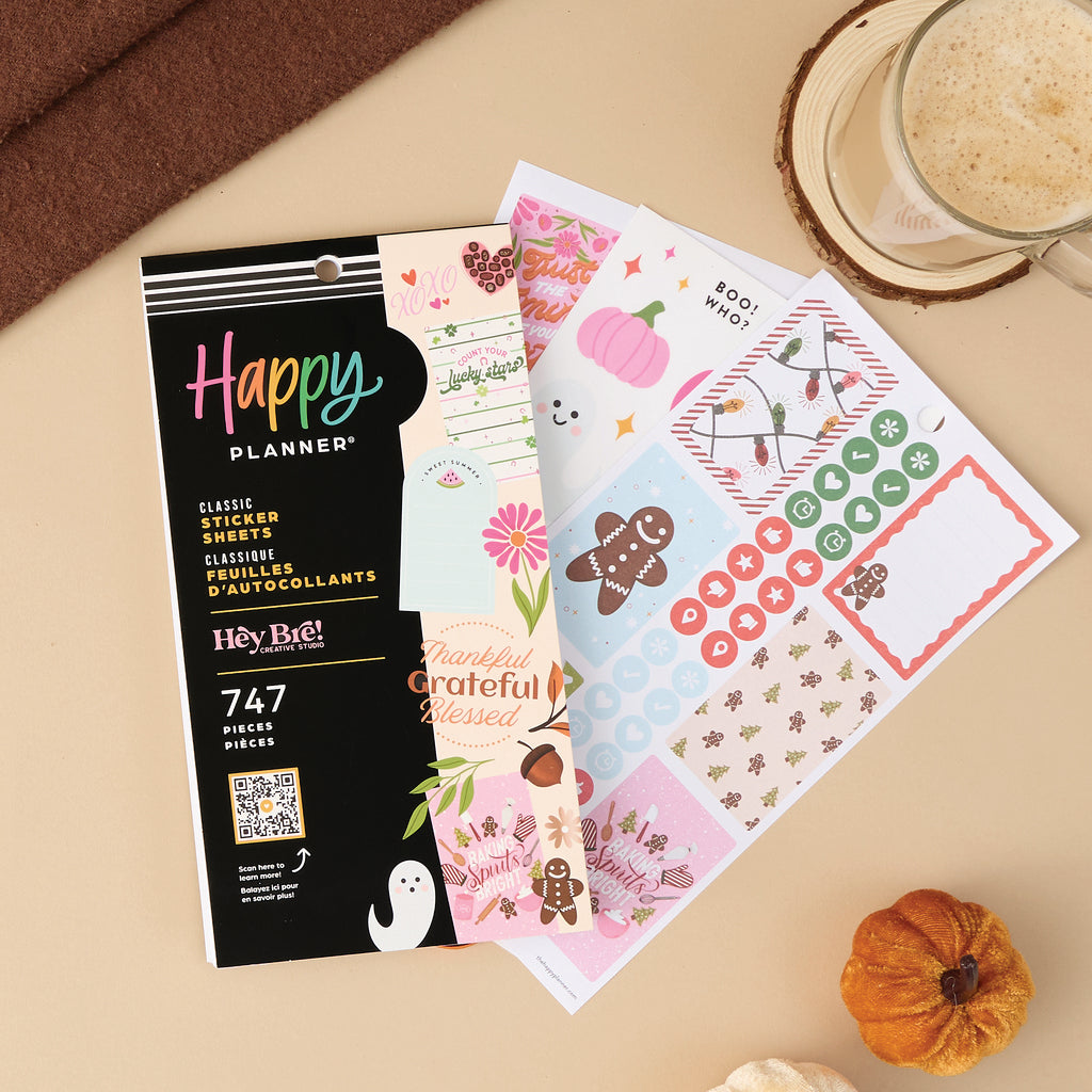 Happy Planner Seasons of Joy Classic 30 Sheet Sticker Value Pack