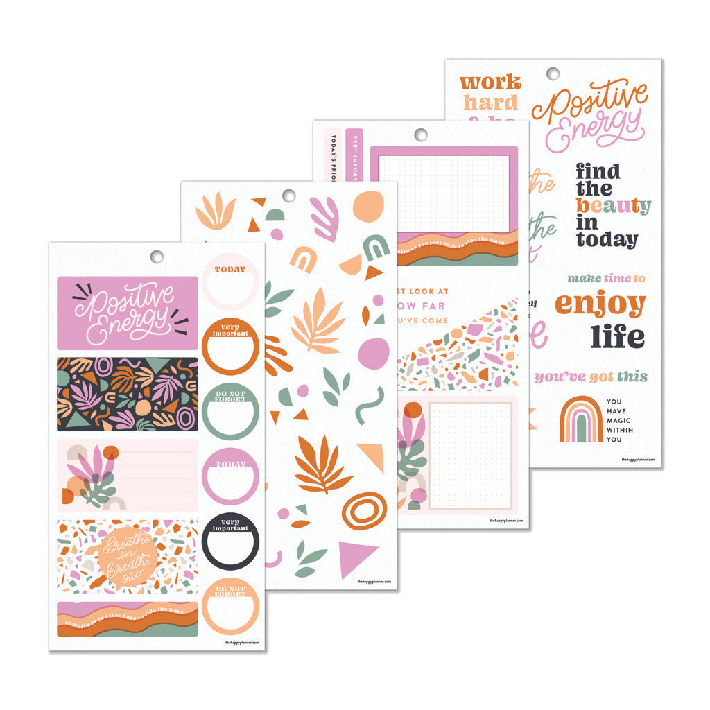 Happy Planner Playful Modern Classic 30 Sheet Sticker Value Pack