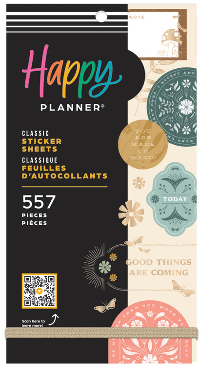 Happy Planner Woodland Whispers Classic 30 Sheet Sticker Value Pack