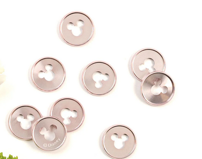 Mickey Mouse Medium Metálicos Rose Gold