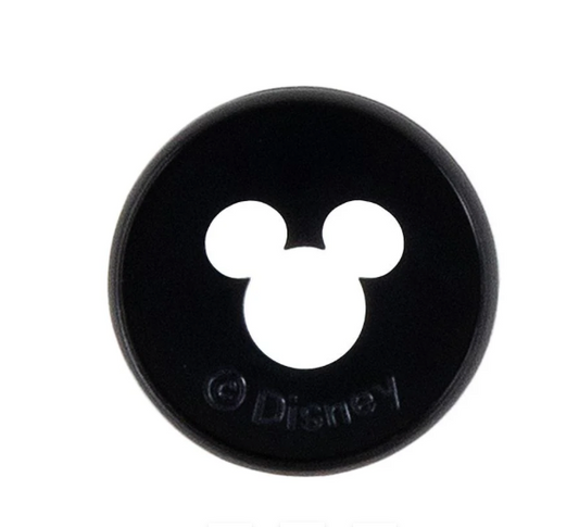 Mickey Mouse Discos Plásticos Medianos Negros