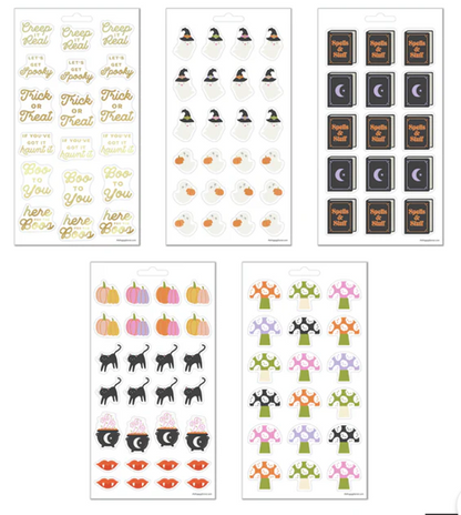 Happy Planner Halloween - Sticker sheets