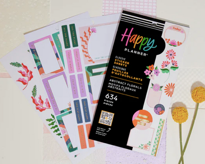 Abstract Florals Value Pack sticker book