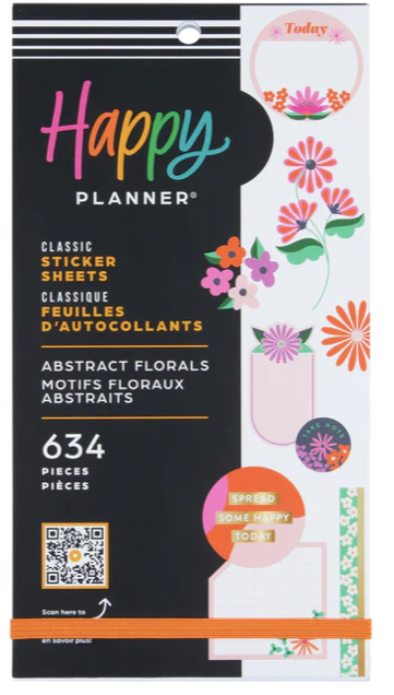 Abstract Florals Value Pack sticker book