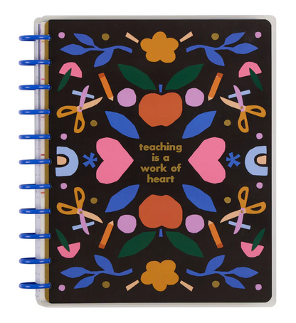 Heart Work Big Teacher Planner - Sin fecha